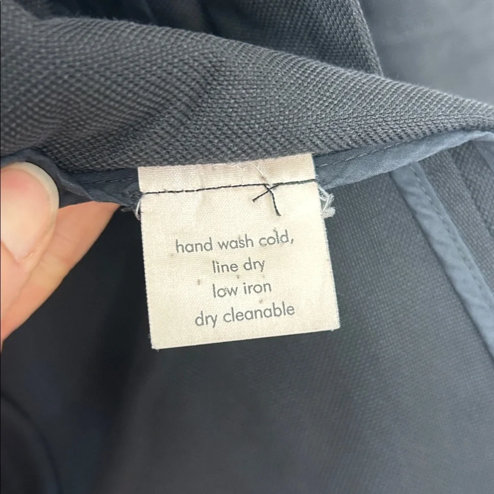 Apiece Apart Black Cotton Viscose One Button Blazer size 6 - Picture 8 of 12